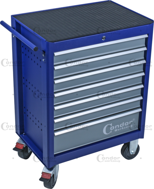 Preview: Condor Werkstattwagen mit 7 Schubladen leer